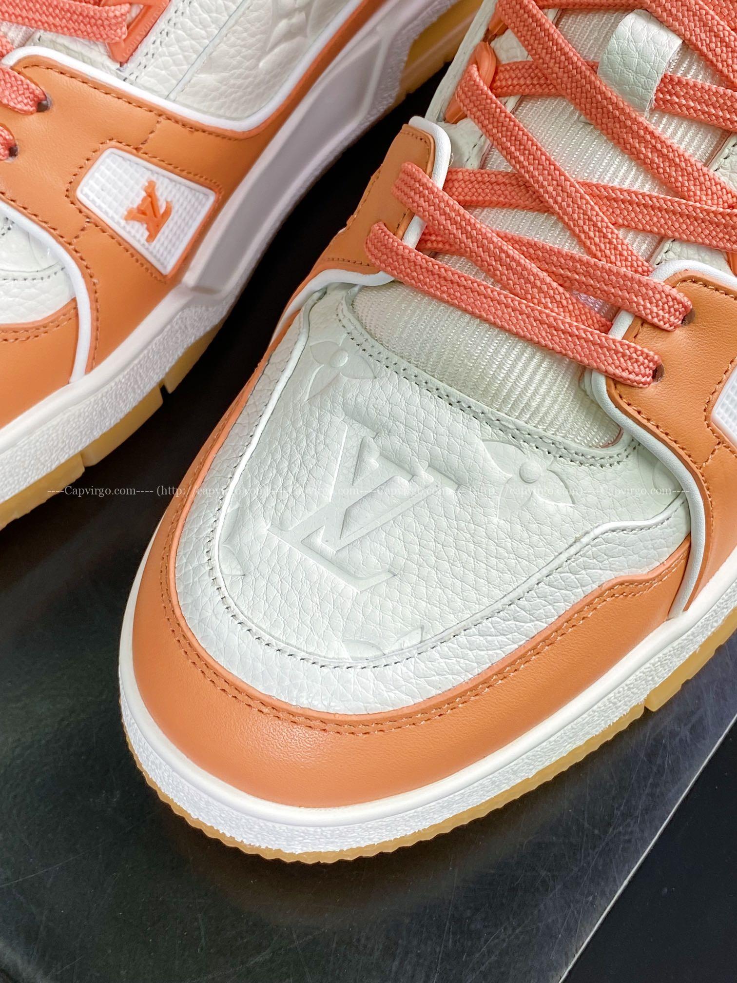 Giày thể thao Louis Vuitton (LV) siêu cấp best Likeauth màu cam