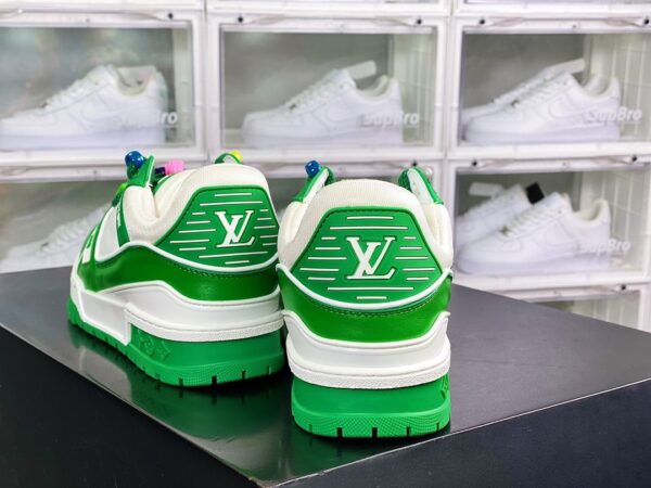 Giày thể thao Louis Vuitton (LV) siêu cấp màu xanh lá cây