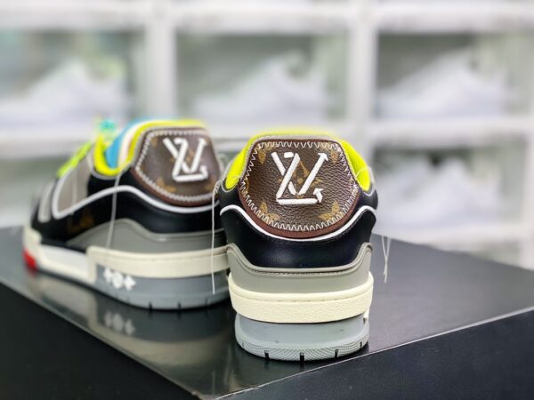 Giày thể thao Louis Vuitton (LV) siêu cấp màu vàng / đen
