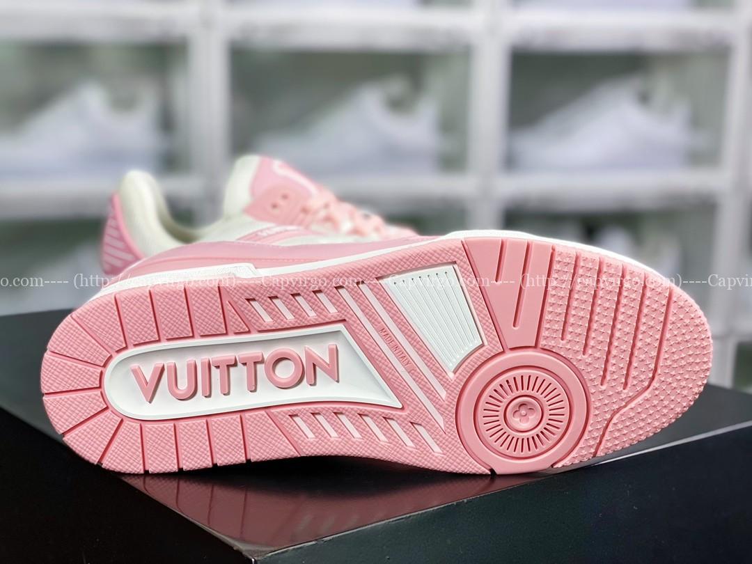 Giày thể thao Louis Vuitton (LV) siêu cấp best Likeauth màu hồng