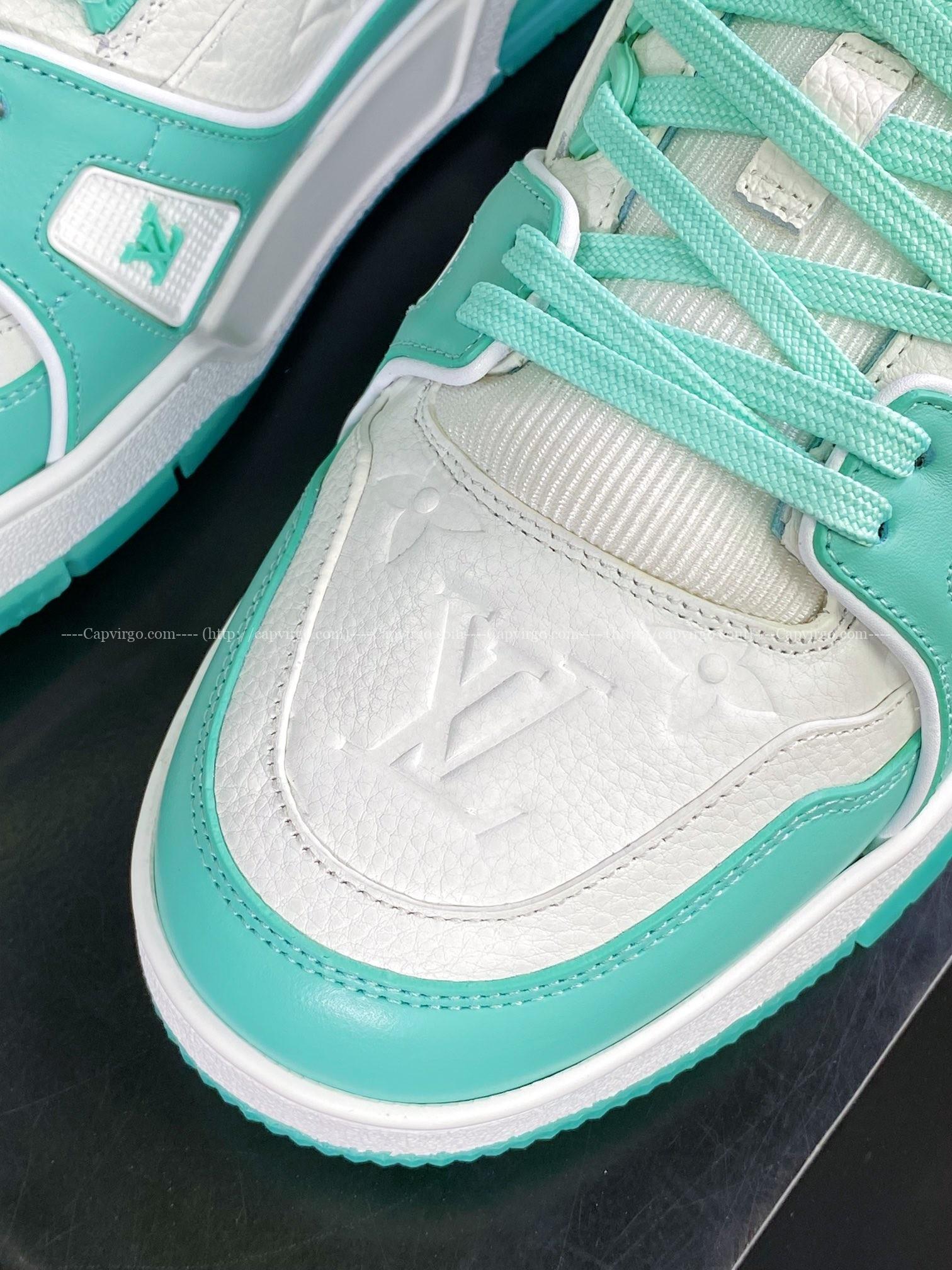 Giày thể thao Louis Vuitton (LV) siêu cấp best Likeauth màu xanh