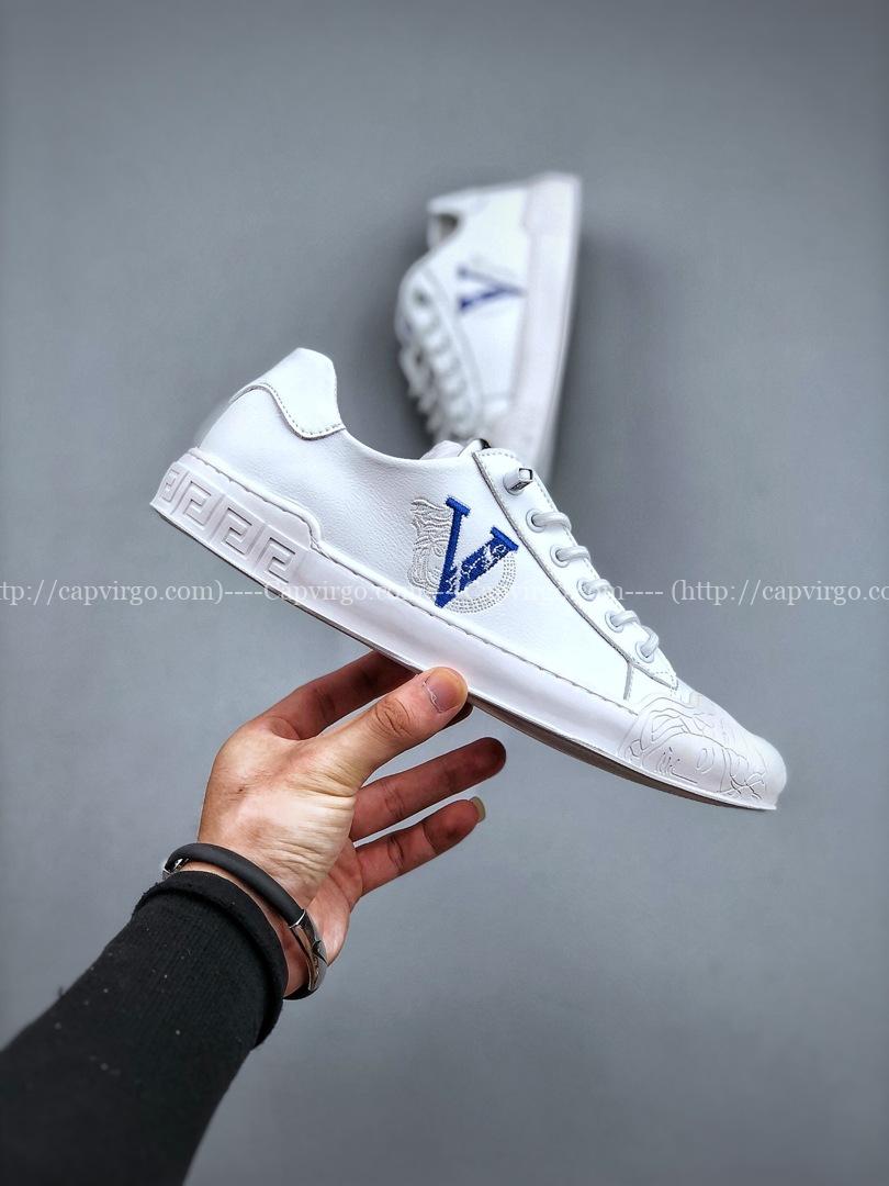 Giày Versace siêu cấp màu trắng