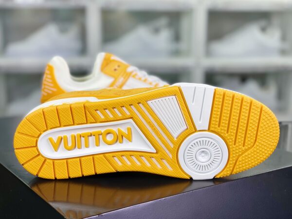Giày LV Louis Vuitton siêu cấp Virgil Abloh thiết kế màu vàng