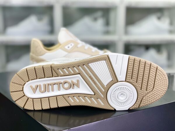 Giày LV Louis Vuitton siêu cấp Virgil Abloh thiết kế màu be