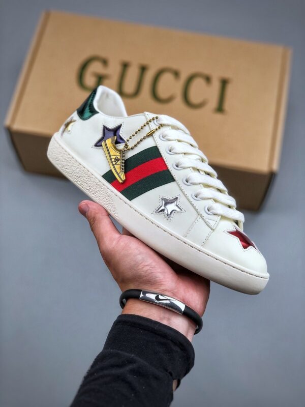 Giày Gucci Ace trắng họa tiết ngôi sao