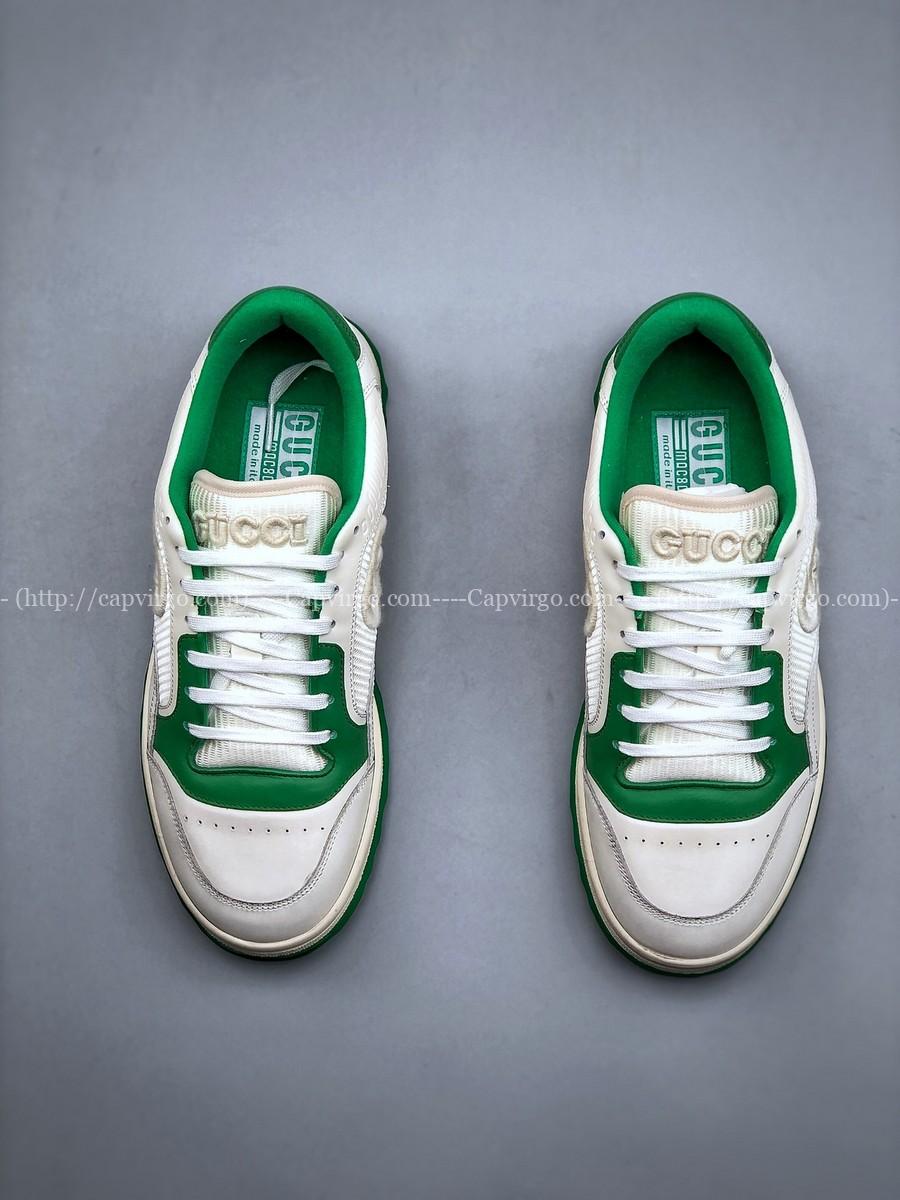 Giày gucci MAC80 siêu cấp màu trắng xanh lá