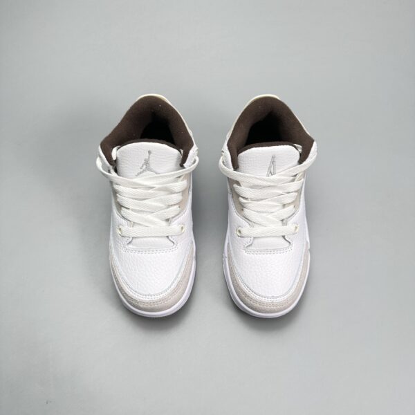 Giày Air Jordan 3 trẻ em Justin Timberlake & Tinker Hatfold trắng nâu