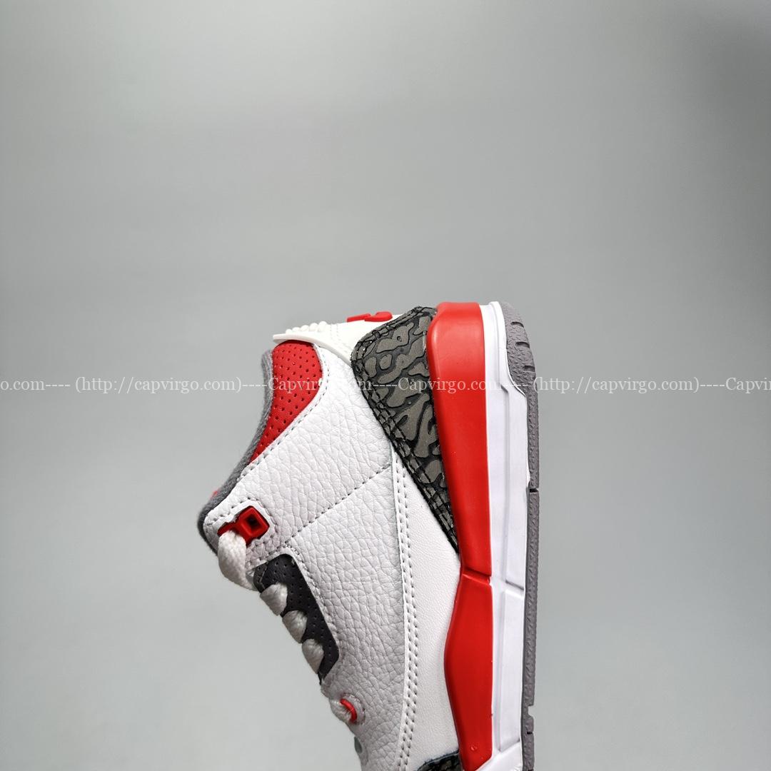 Giày Air Jordan 3 trẻ em Justin Timberlake &Tinker Hatfold đỏ vằn