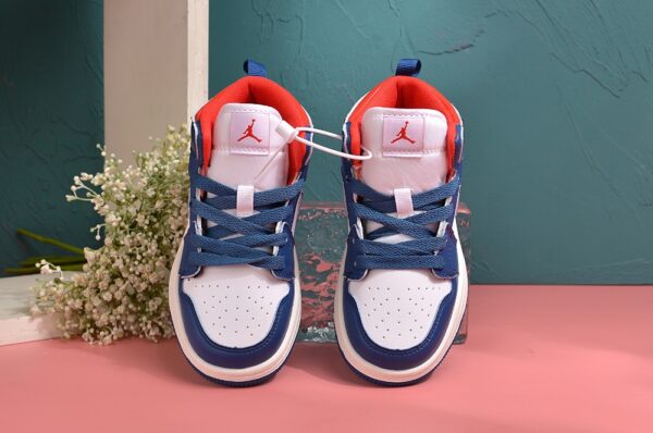 Giày Air Jordan 1 trẻ em siêu cấp màu xanh nước biển