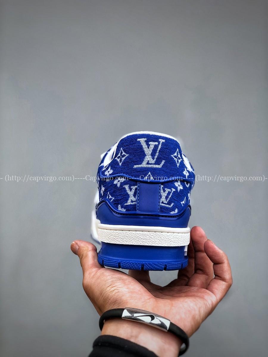 Giày Louis Vuitton LV Trainer LV màu xanh tím than