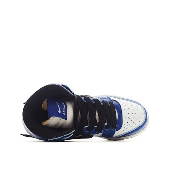 Giày Nike Dunk Hight trẻ em màu trắng xanh
