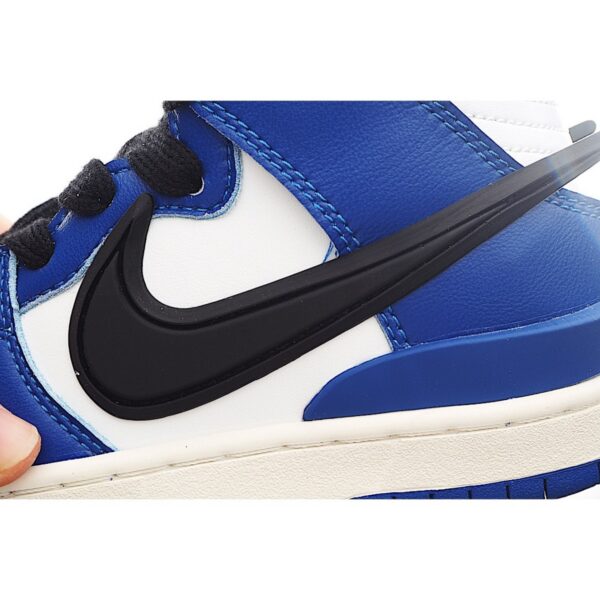 Giày Nike Dunk Hight trẻ em màu trắng xanh