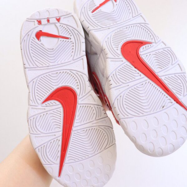 Giày Nike Uptempo trẻ em đỏ trắng mẫu mới