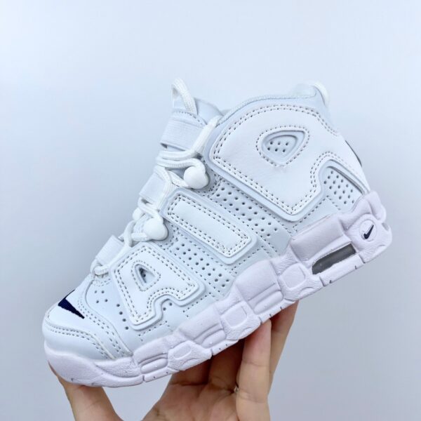 Giày Nike Uptempo trẻ em màu full trắng