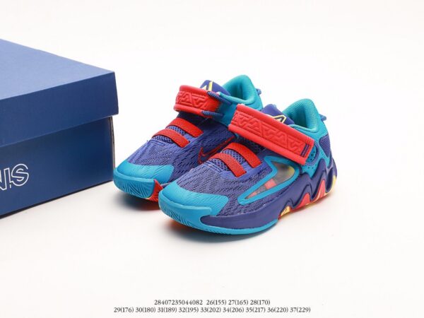 Giày Nike GIANNIS IMMORTALITY trẻ em màu xanh đỏ