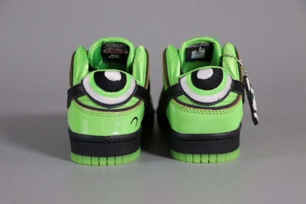 Giày Air Jordan 1 Low trẻ em màu xanh lá