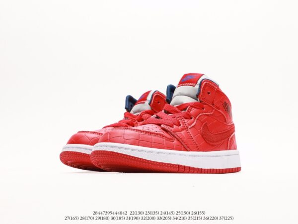 Giày Air Jordan Retro 1 trẻ em full đỏ