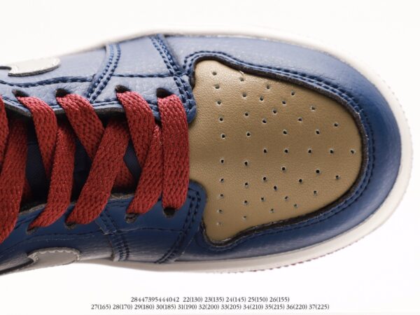 Giày Air Jordan Retro 1 trẻ em màu xanh đậm