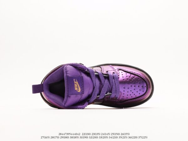 Giày Air Jordan Retro 1 trẻ em màu tím
