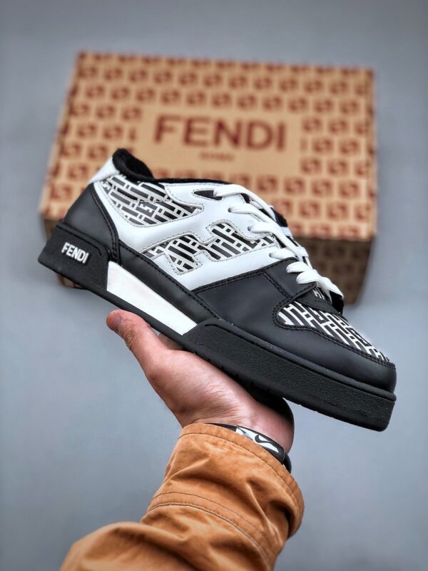 Giày FENDI Match sneakers màu trắng đen