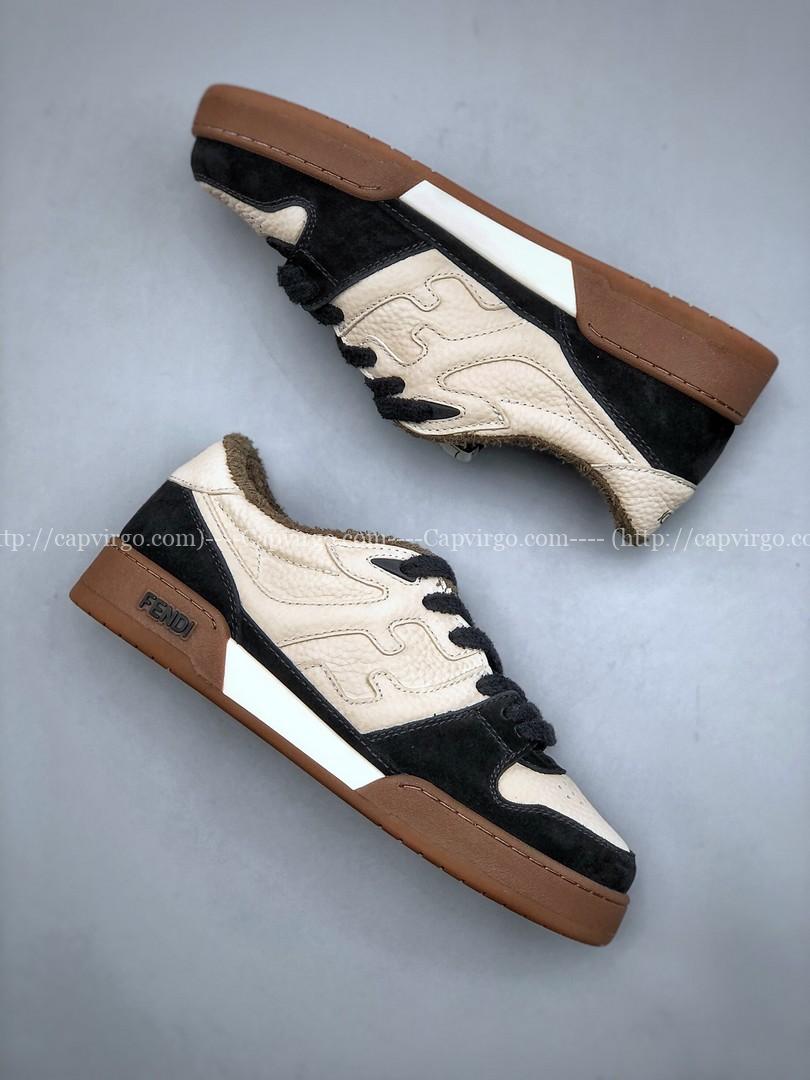 Giày FENDI Match sneakers màu đen ghi