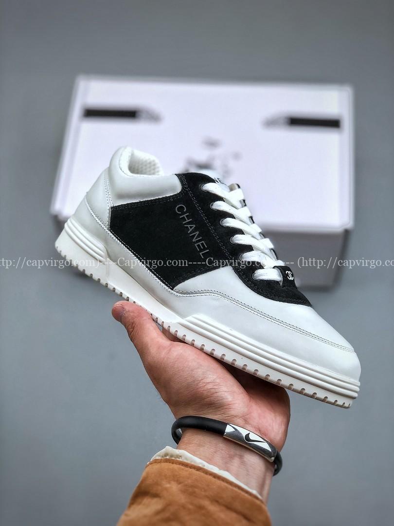 Giày Chanel Sneaker màu trắng đen